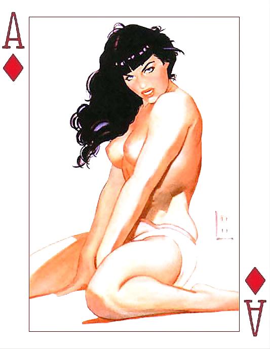 Erotic Playing Cards 6 - Betty Page for  #14009393