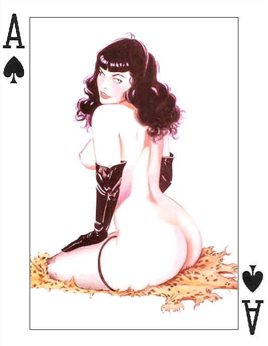 Erotic Playing Cards 6 - Betty Page for  #14009402