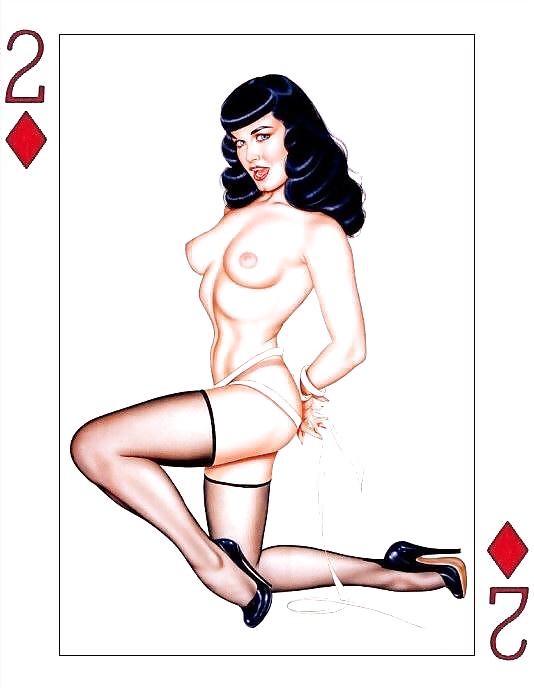 Erotic Playing Cards 6 - Betty Page for  #14009407