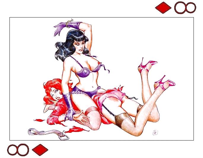 Erotic Playing Cards 6 - Betty Page for  #14009424