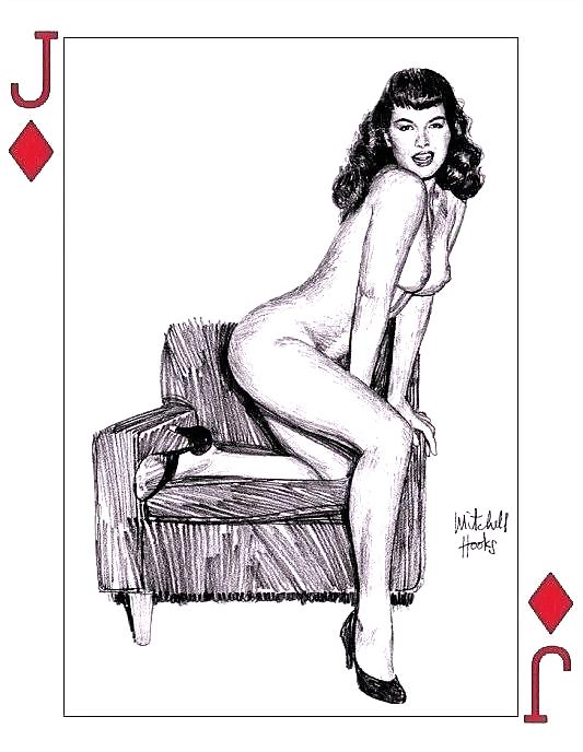 Erotic Playing Cards 6 - Betty Page for  #14009434