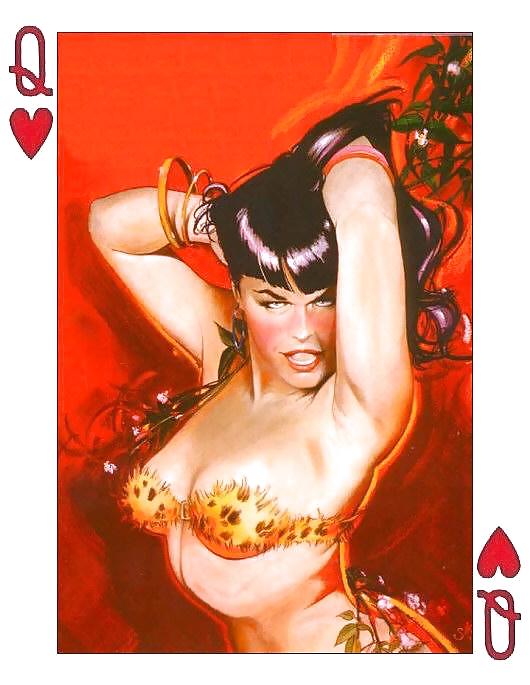 Erotic Playing Cards 6 - Betty Page for  #14009437