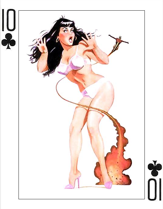 Erotic Playing Cards 6 - Betty Page for  #14009481