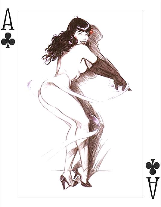 Erotic Playing Cards 6 - Betty Page for  #14009504