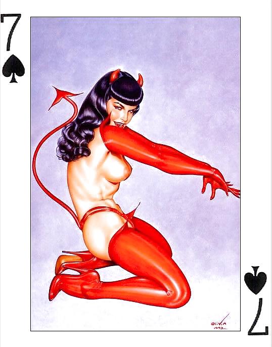 Erotic Playing Cards 6 - Betty Page for  #14009509