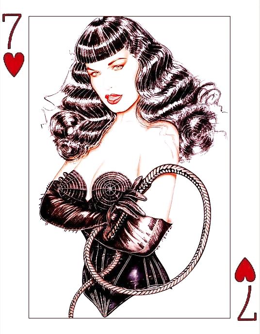 Erotic Playing Cards 6 - Betty Page for  #14009520