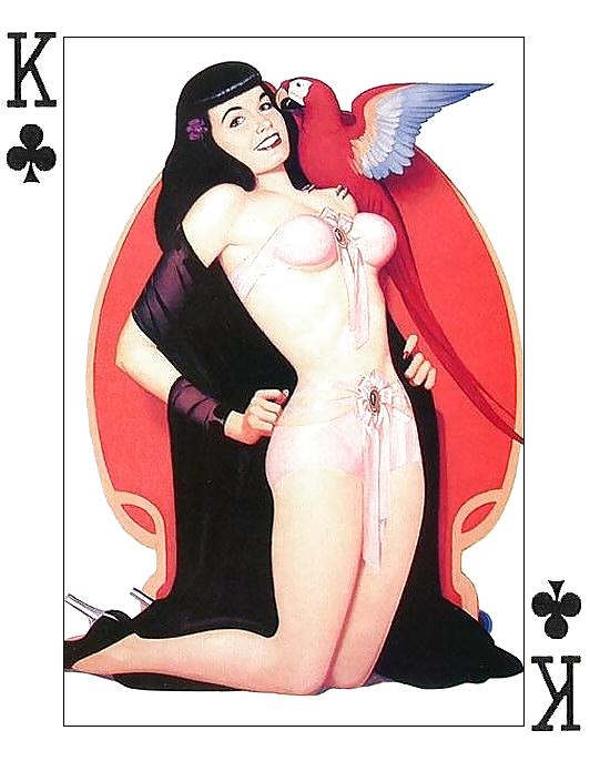Erotic Playing Cards 6 - Betty Page for  #14009527