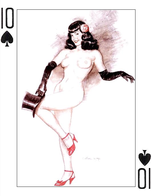 Erotic Playing Cards 6 - Betty Page for  #14009551