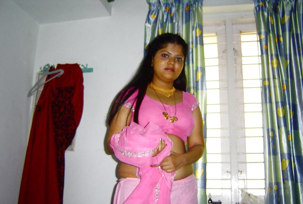 Neha Nair - Pink Saree #10537396