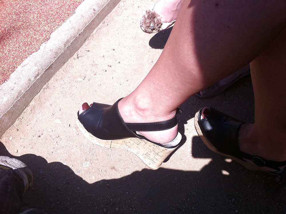 Feets in shoes outdoors. Ex-Girlfriends #4139541