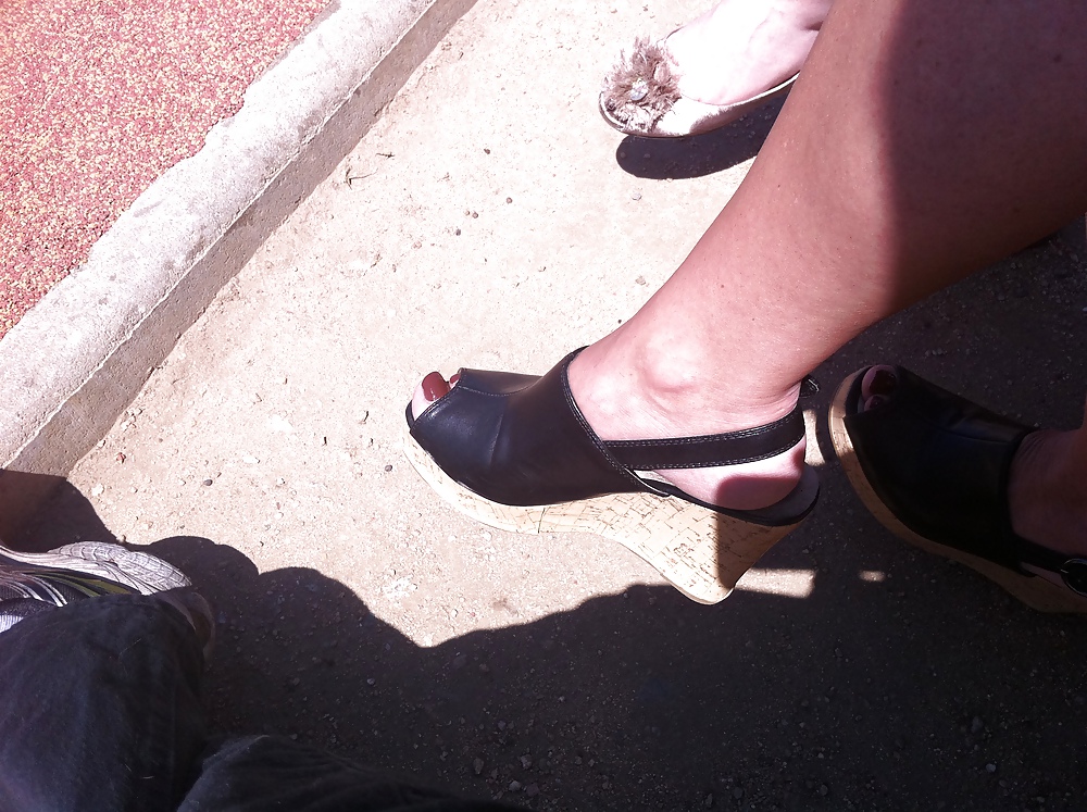 Feets in shoes outdoors. Ex-Girlfriends #4139554