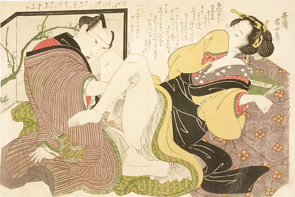 Japanese Shunga Art 8 - Keisai Eisen #9106098