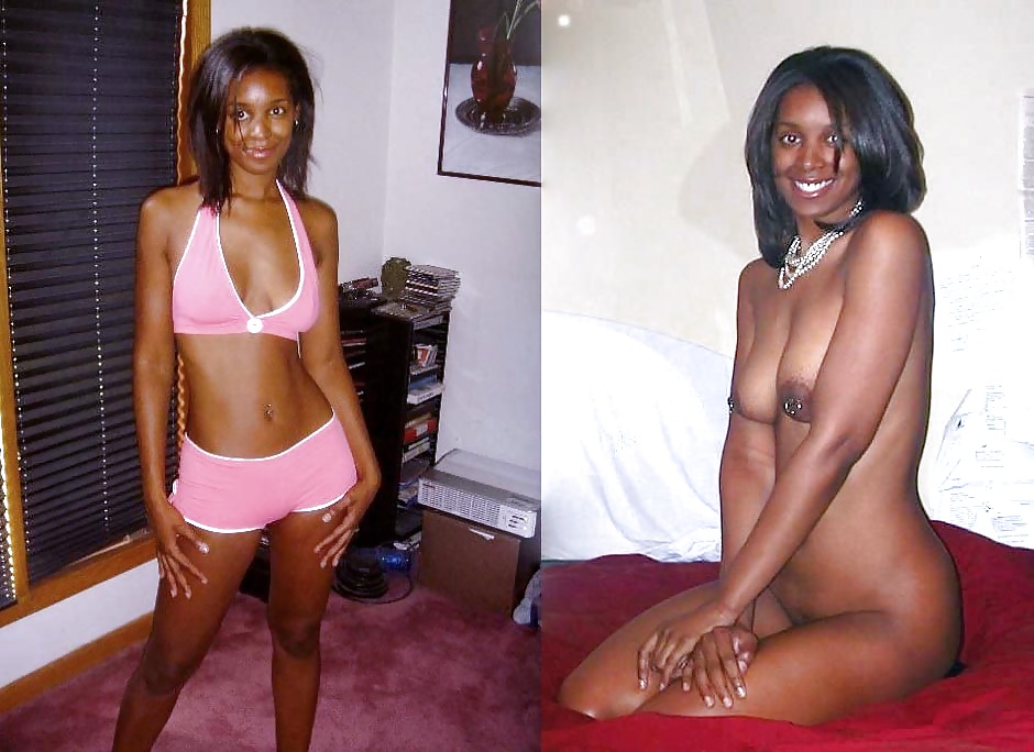 Black Babes - Dressed & Undressed #6349217