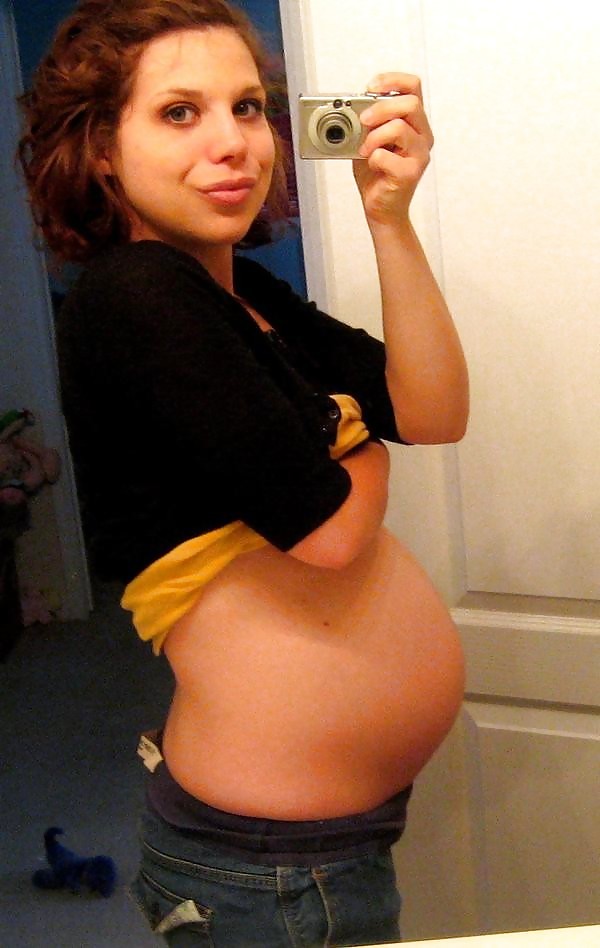 Amateur PREGNANT teen selfshot part 2 image photo