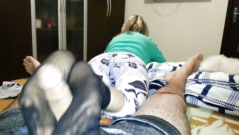 Sexy Strümpfe Footjob Sie Mögen? #20304313