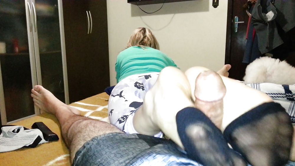 Sexy Strümpfe Footjob Sie Mögen? #20304363