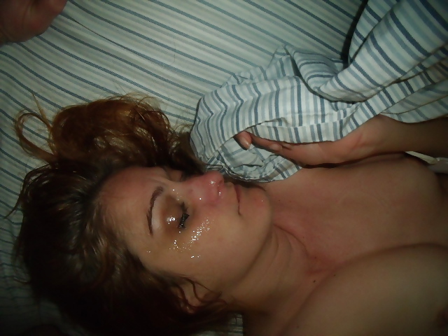 I love seeing cum on my wifes face. #5226060