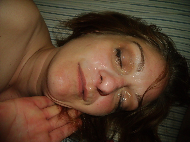 I love seeing cum on my wifes face. #5226098