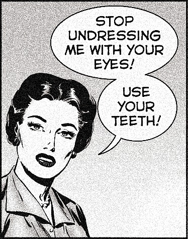 Use your teeth! #22493170