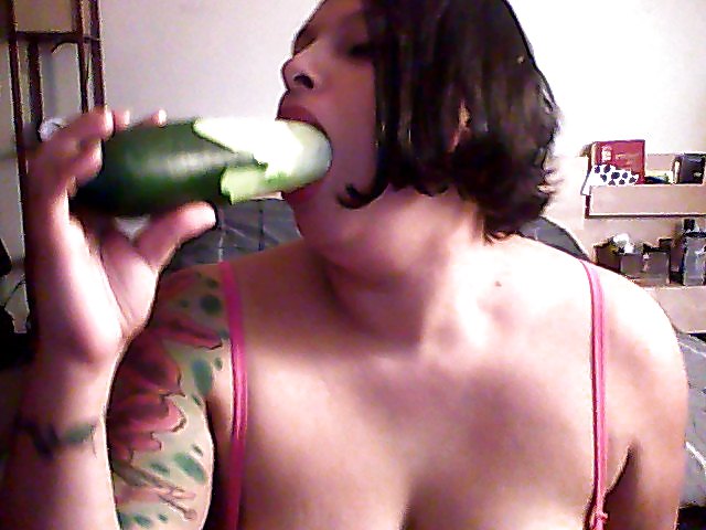 Me and one massive fucking cucumber!!  #17866927