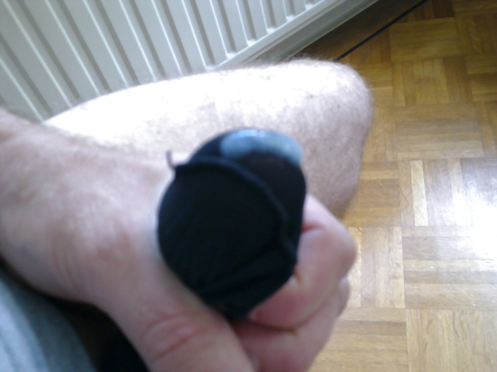 Me mastrubating in a nylon stocking #976630