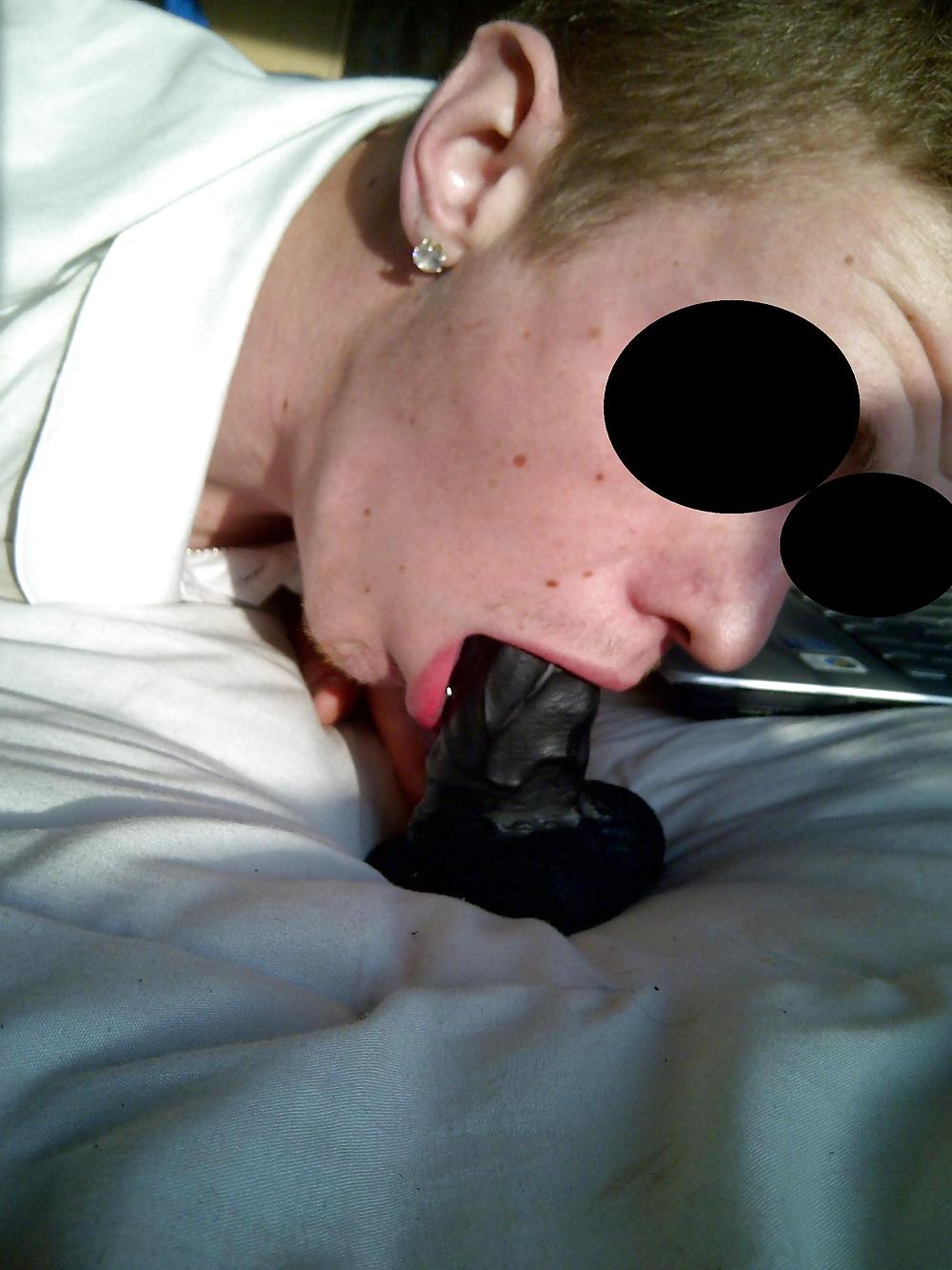 Me sucking my immense unlit dildo #9765268
