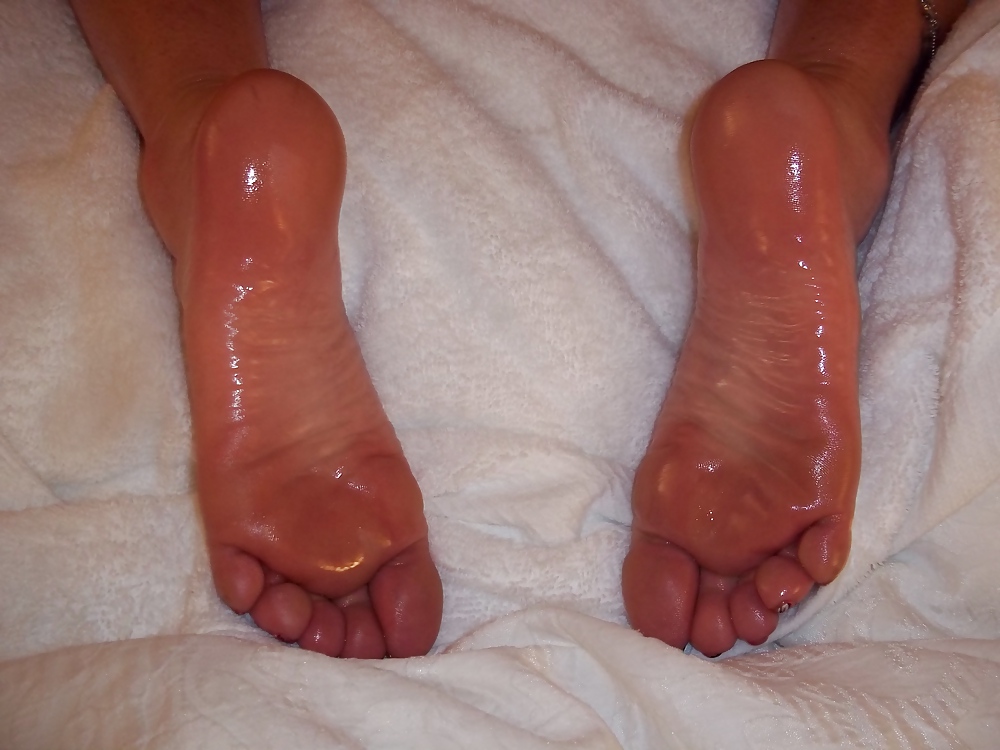 Chance's hot ass, legs and feet covered in baby oil #11224588