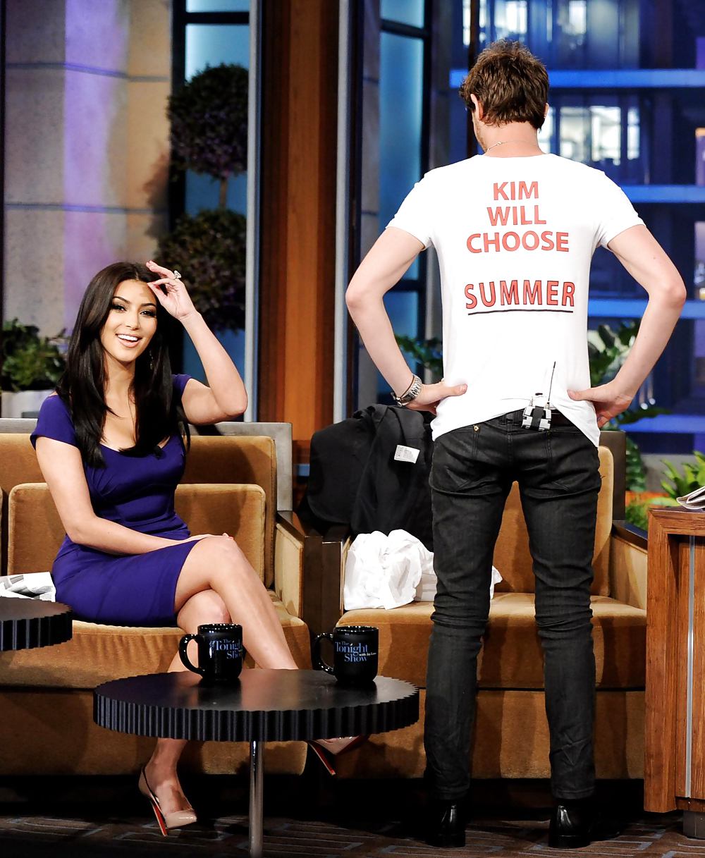 Kim Kardashian The Tonight Show with Jay Leno #4179356