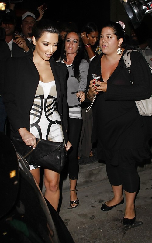 Kim Kardashian Arrivant Restaurant Katsuya à Hollywood #6040815
