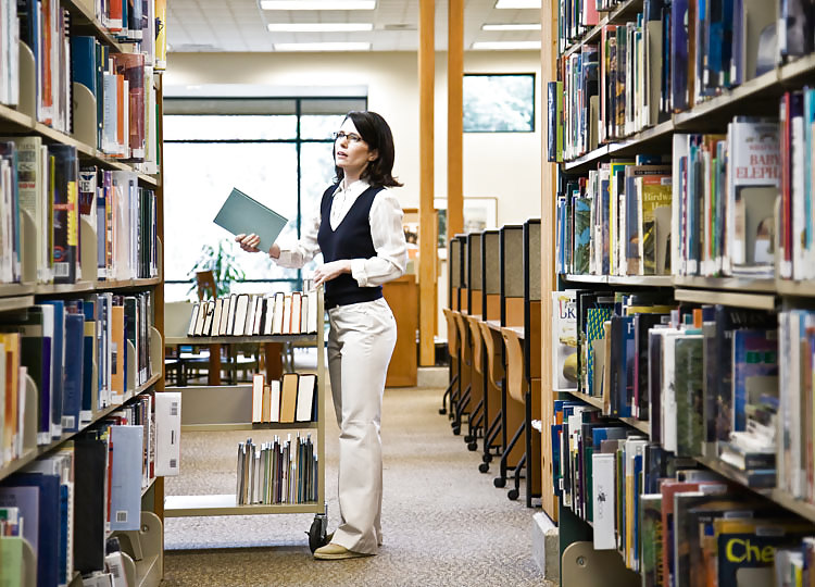 You Never Know What or Who You'll Find at the Library  #15107777