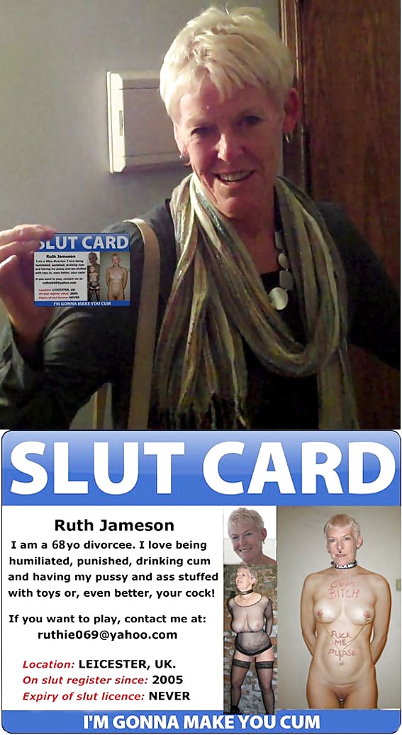Ruth jameson da leicester. sottomessa slut gilf
 #17400407