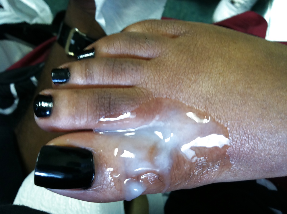 Shadowy Toes Footjob #9607989