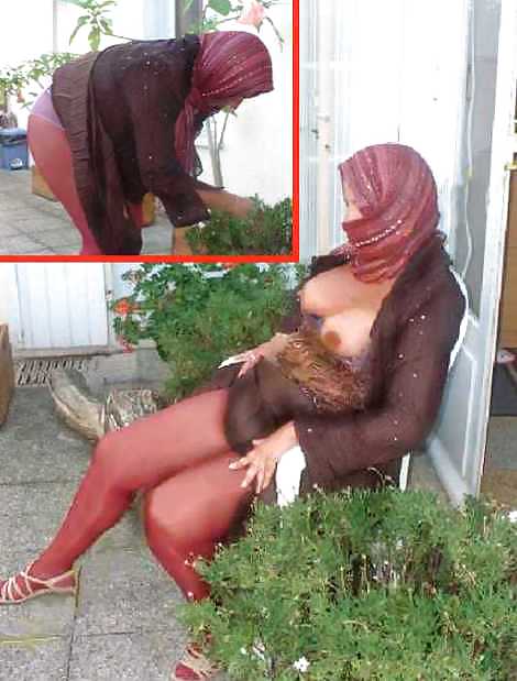 Outdoor jilbab hijab niqab arab turkish tudung turban mallu6 #15464499