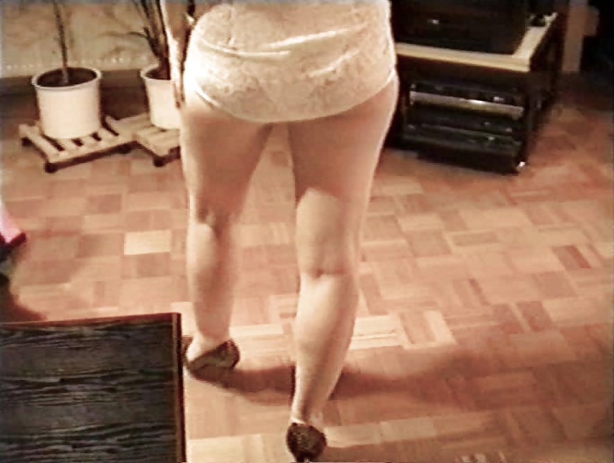 SAG - White Zip Bustier & Short Lace Skirt Long Legs 20 #16322486