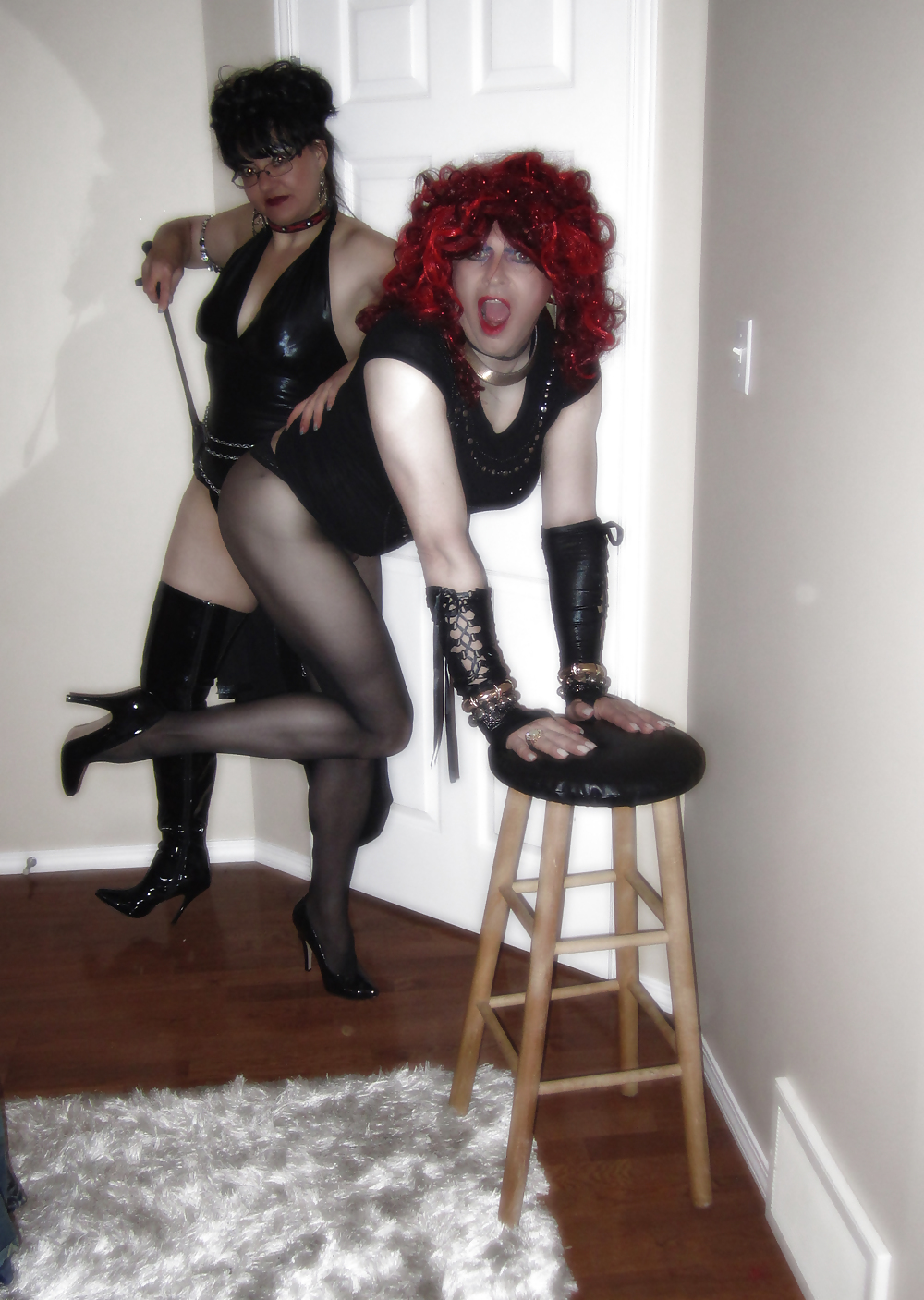 Mistress and her Sissy #22041860