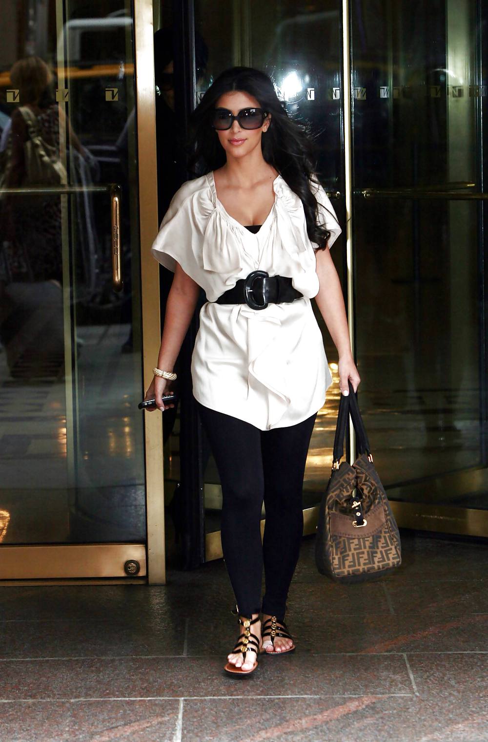 Kim Kardashian Visite Le Late Show #3719626