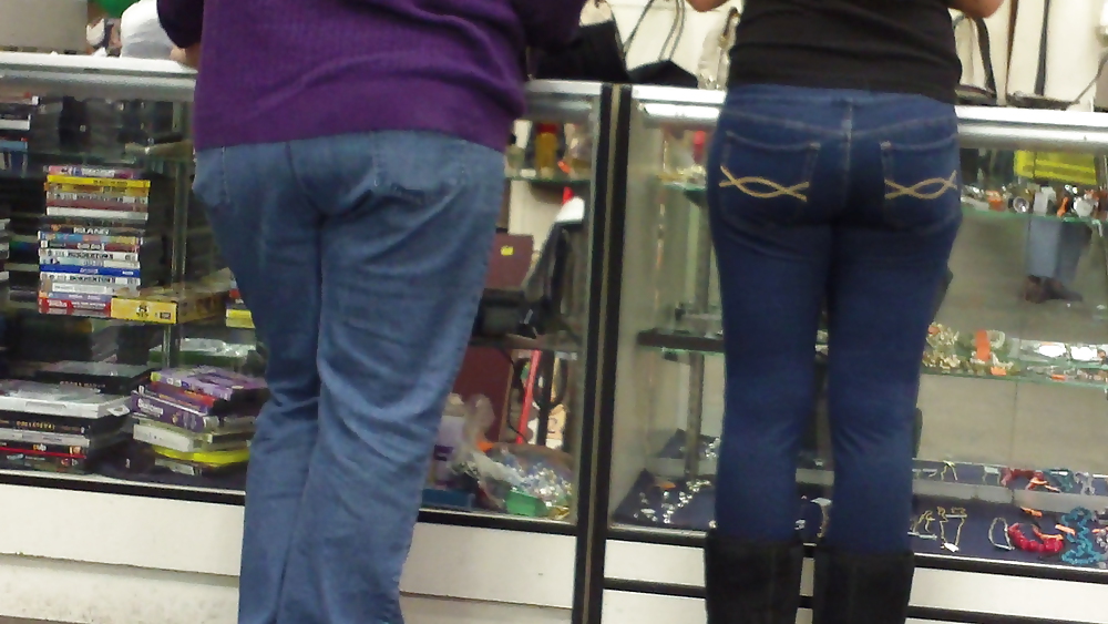 Teen butt & ass in blue jeans on a Friday #7125339