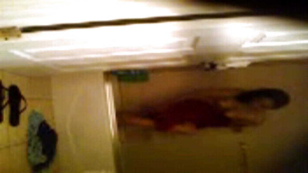 Melina taking a shower hidden cam #18695447