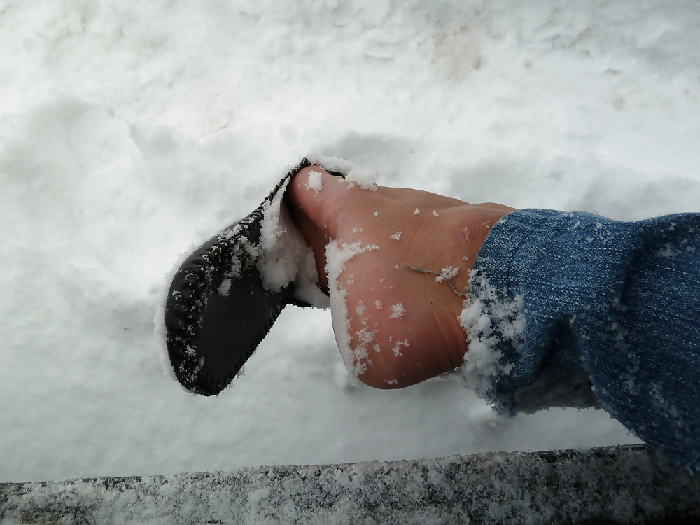Feet in snow #6267241