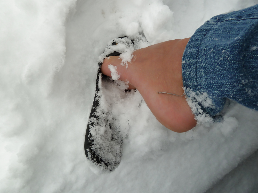 Feet in snow #6267255