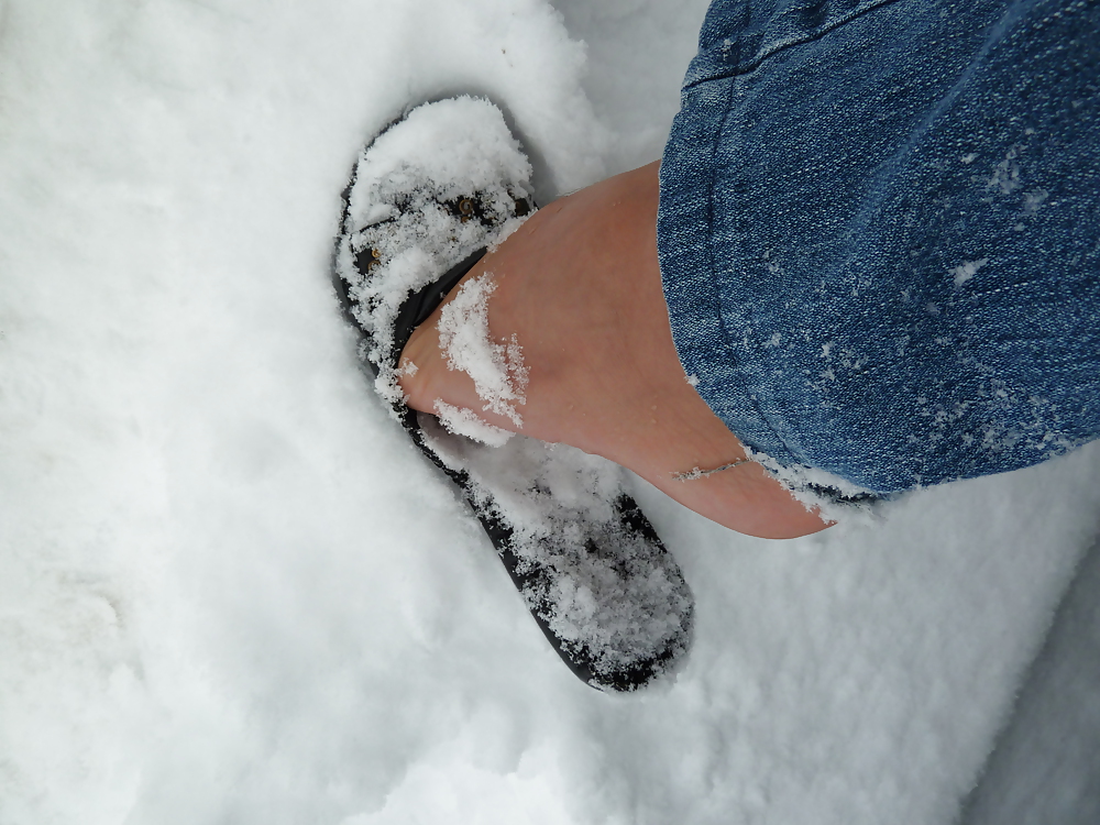 Feet in snow #6267264
