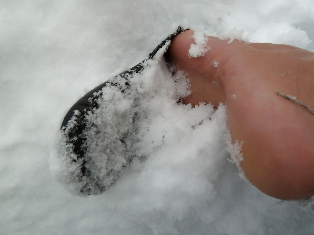 Feet in snow #6267275