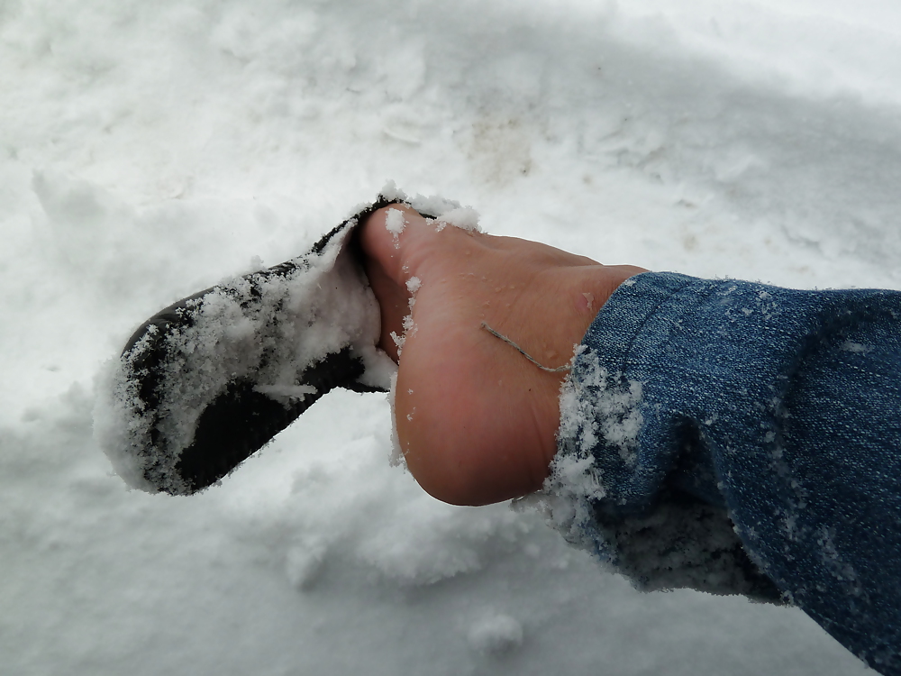Feet in snow #6267282