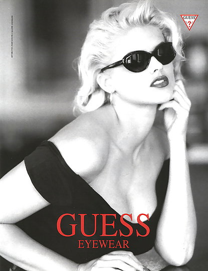 Anna nicole smith - guess jeans model (black & white)
 #15439338