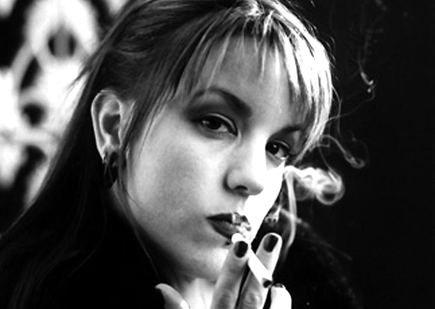 Beautiful Women Smoking B&W 009 #4658715