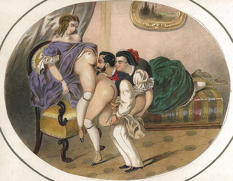 Gezeichnet Ero Und Porno Kunst 38 - Künstler Nn (3) C. 1820 #10687495