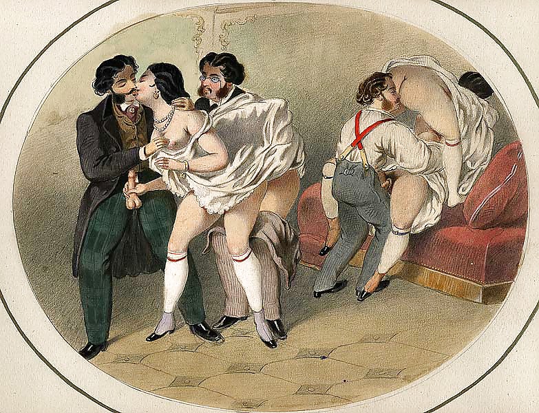 Dibujado ero y porno arte 38 - artista n.n (3) c. 1820
 #10687558