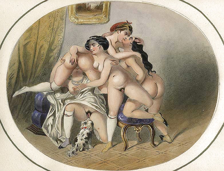 Gezeichnet Ero Und Porno Kunst 38 - Künstler Nn (3) C. 1820 #10687584