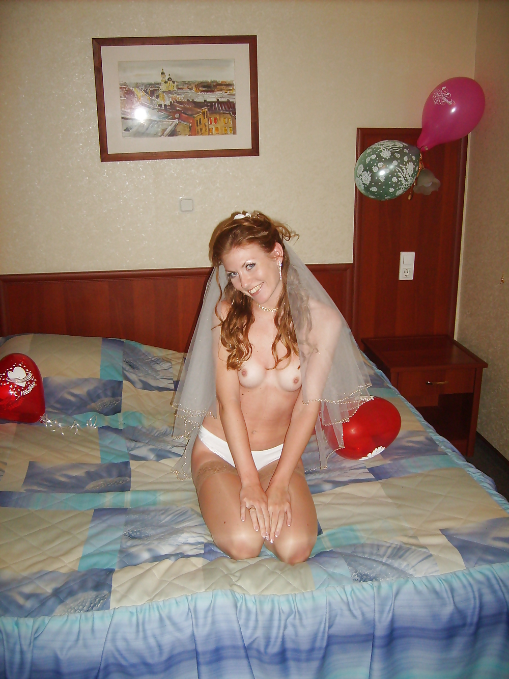 Redhead on wedding night  #4234295
