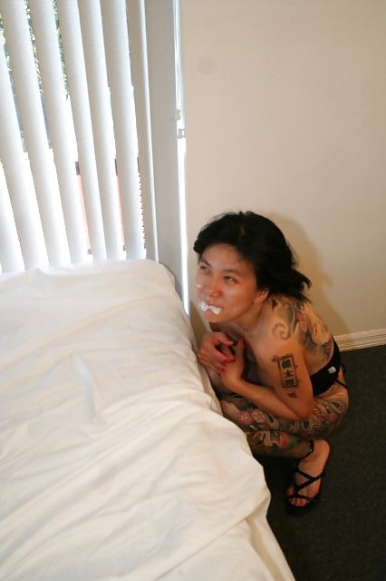 Super Hot tattooed Asian slut Momo fucked hard!!! #12145805